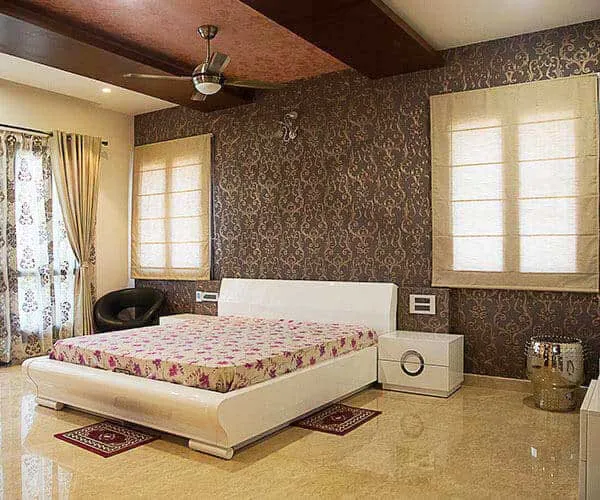 bedroom interior work by Ricco