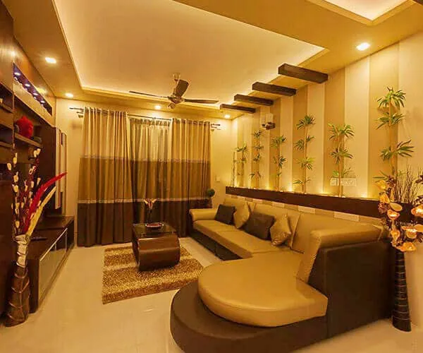 Living room interior works