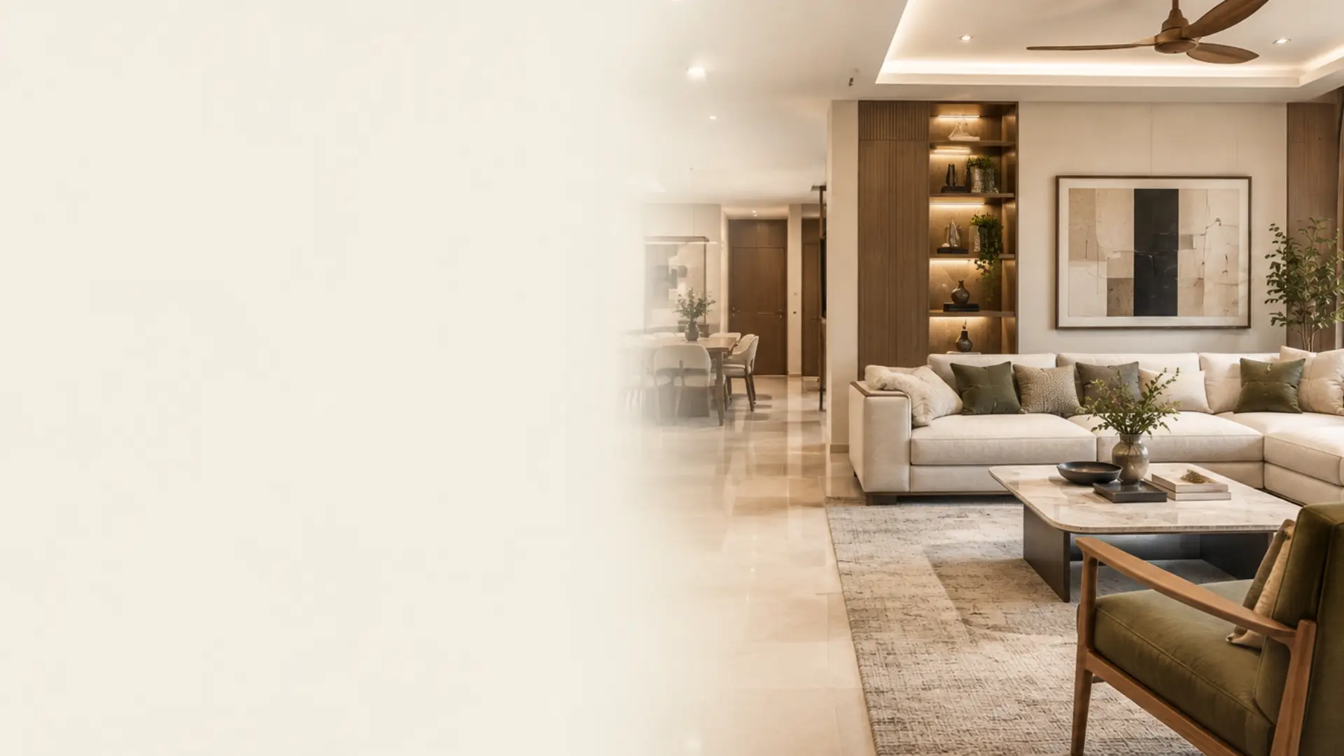 Every room, finished<br>with intent. — RICCO Luxury Interiors, Coimbatore
