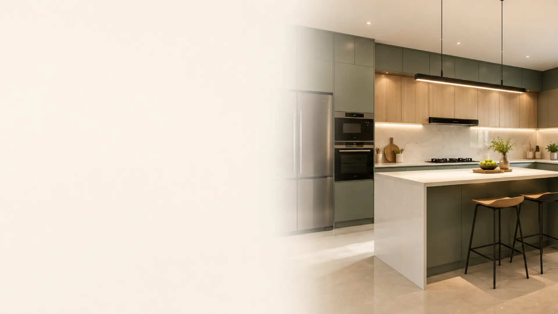 The kitchen your home<br>has been waiting for. - RICCO Luxury Interiors, Coimbatore