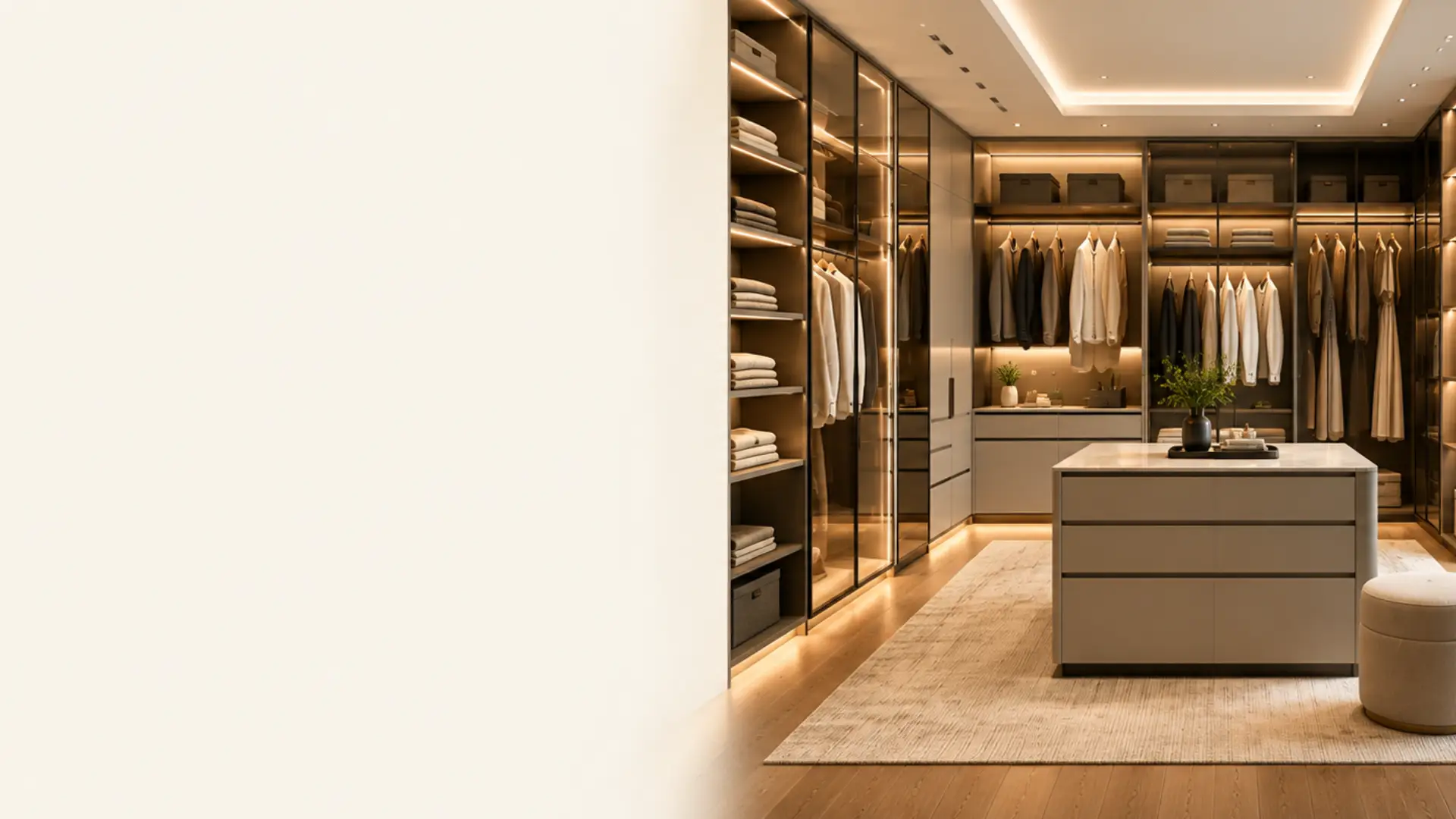 Storage that fits<br>what you actually own. — RICCO Luxury Interiors, Coimbatore